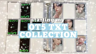 ✧ Setting up + starting my OT5 TXT collection ✧
