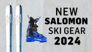 NEW 2024 Gear From Salomon! BOA Ski Boots & QST Echo 106 Ski