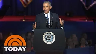 President Obama Gives Emotional Farewell Address: ‘Yes We Did’ | TODAY