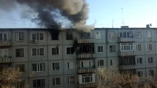 Пожар Сатпаев 30.11.16