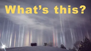 Mysterious lights seen across the night sky