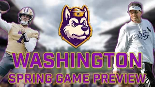 WASHINGTON Spring Game Preview : How will Huskies RELOAD for Big Ten play?