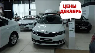 SKODA цены на модельный ряд декабрь 2018 (С 3 декабря подорожание)