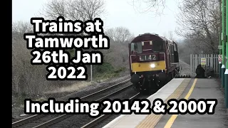 Trains at Tamworth 26/01/22 - Including 2 x Class 20's !!