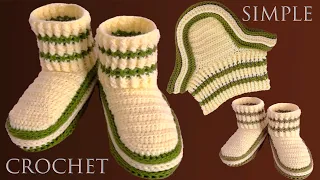Zapatos con Ganchillo Crochet tejidos en Punto elástico tamaño adulto