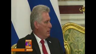 Recibió Vladimir Putin a Miguel Díaz-Canel