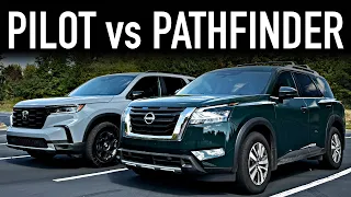 2023 Honda Pilot vs Nissan Pathfinder.. Proper 3-Rows