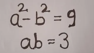 Nice Algebra Problem | Math Olympiad Question  Solve for a+b =? @Mamta maam