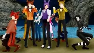 MMD sexy love fnaf boys