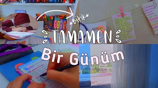 LGS Ders Çalışma Günlüğüm 🔮 | "Tamamen" bir günüm 👀🍰 | Nisaa and Coffee