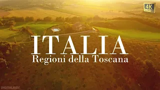 TUSCANY, ITALY I 4K VIRTUAL TRAVEL TOUR  I DRONE FOOTAGE I 2022