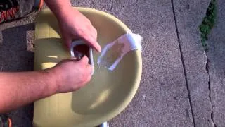 Repairing Cracked Plastic Canoe Seat - DIY