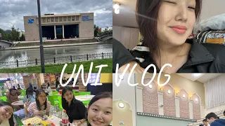 Uni vlog : ЕНУ, студенческая жизнь, общежитие, корпус ЦИСИ ✨