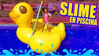 SLIME EN LA PISCINA!! Las Ratitas Pandilleras & ItarteVlogs