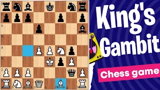 King's Gambit: powerful chess opening weapon for white! chess opening