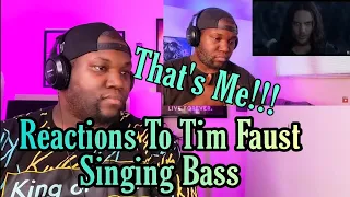 People reacting to Tim Foust low notes | Reaction