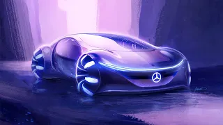 Mercedes-Benz AVTR, The Futuristic Car That Can Drive Sideways!
