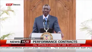 CSs, officials locked out of Performace Contract with President Ruto due to lateness