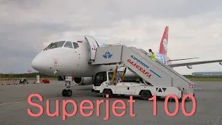 Yamal Superjet 100 | Flight from Salekhard to Saint Petersburg