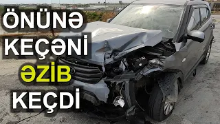 Bakıda Avtobus Dəhşət Saçdı - Divarı Uçurdu,Maşını Əzdi