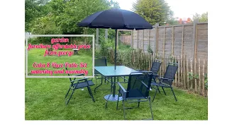 affordable prices gardan furniture from george  Cuba 8 Piece Patio Set assembly and review