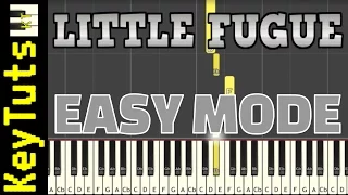 Learn to Play Little Fugue in G Minor by Bach - Easy Mode