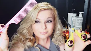 The Gentle Hairdresser Hair Salon ASMR   Haircut Consultation ✂️ Scissors💤 Soft Spoken Roleplay