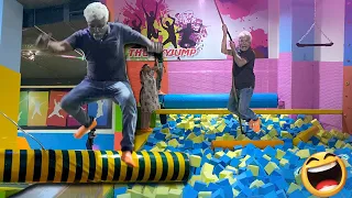 Fun 😂 at Trampoline Park! | SkyJumper Trampoline Park, Chennai 🔥