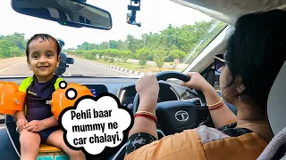 Mummy Ne Aaj Car Chalaya  🚗 / PART-5  / Chilika to Bhubaneswar Road Trip
