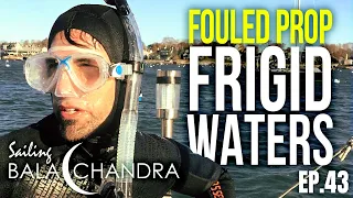 Fouled Prop in Frigid Waters | Sailing Balachandra E043