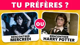 Tu préfères ? Mercredi Addams Vs Harry Potter