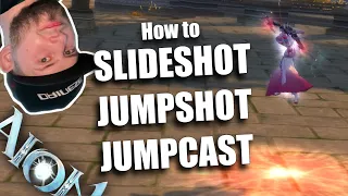 AION How to do SLIDESHOT & JUMPSHOT & JUMPCAST.