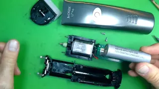 Как разобрать и заменить аккумулятор на машинке для стрижки волос Moser 1884-0050 Li+Pro