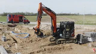 Danmarks første 10-tons Hitachi gravemaskine vækker stor begejstring