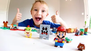 FATHER SON ULTIMATE LEGO BATTLE! /Mario In REAL LIFE!?