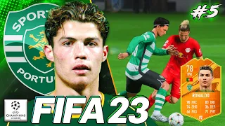 FIFA 23 | КАРЬЕРА ЗА ИГРОКА | РОНАЛДУ ТАЩИТ СПОРТИНГ В 1/4 ЛЧ |