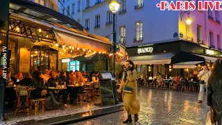 [🇫🇷PARIS WALK] Paris Rainy Friday Evening Walk Live Streaming 19/April/2024