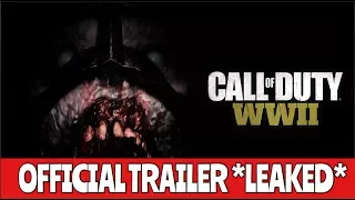 CALL OF DUTY WW2 ZOMBIES 'ARMY OF THE DEAD' OFFICIAL TRAILER *LEAKED* (LINK IN DESC)