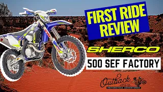 Sherco 500 SEF Factory First Ride Review︱Outback Motorcycle Adventures