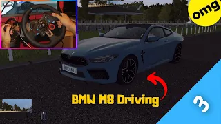 City Car Driving | BMW M8 | Realistic Driving |  Logitech G29 + Shifter