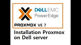 Installation Proxmox ve on Dell server