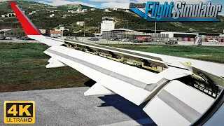 (4K) Microsoft Flight Simulator 2020 *MAXIMUM GRAPHICS* A320N Skiathos Landing