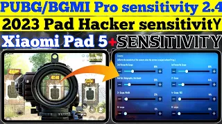 PUBG MOBILE / BGMI XIAOMI PAD 5 SENSITIVITY SETTINGS IN 2023😱 XIAOMI PAD 5 SENSITIVITY SETTINGS 2023