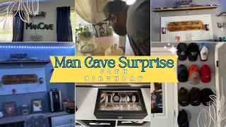 Mancave Ideas/50th birthday surprise/room makeover/man room