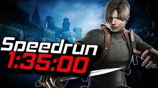 Resident Evil 4 Speedrun | New Game Professional in 1:35:00