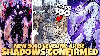 FLOOR 100 BOSS AND NEW SHADOWS CONFIRMED AFTER GLOBAL RELEASE - Solo Leveling Arise