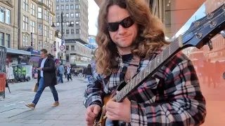 The Loner - Gary Moore | Live playthrough on the streets of Newcastle