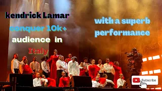 Kendrick Lamar superb live performance (Milano summer festival  full concert )Italy