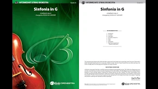 Sinfonia in G, arr. Douglas E. Wagner – Score & Sound