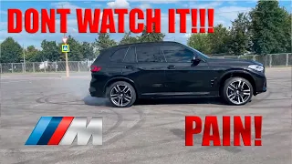 Drift on ALL NEW BMW X5M (CRAZY RUSSIANS)